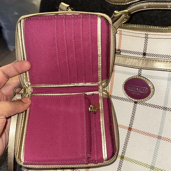 Coach cross bag with wallet - Picture 4 of 5